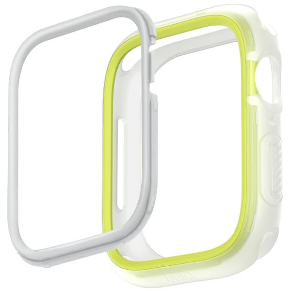 Uniq Moduo Case for Apple Watch 45/44mm Lime-White