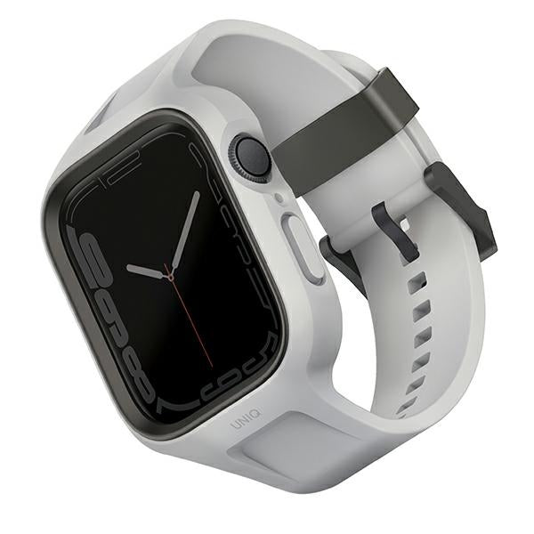 Uniq Monos 2 in 1 Set Strap + Case for Apple Watch 45 / 44 mm - Gray