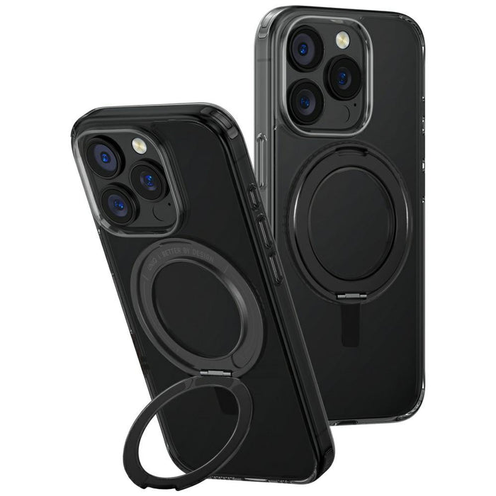 Uniq Swivix 360 Rotating Kickstand Case for iPhone 16 Pro - Black