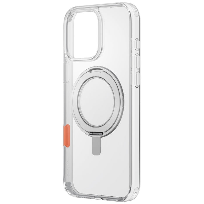 Uniq Swivix 360 Rotating Kickstand Case for iPhone 16 Pro - Transparent