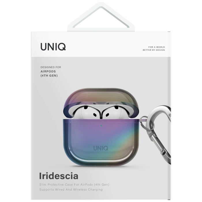Uniq Iridescia AirPods 4 Hang Case - Holo Multicolor