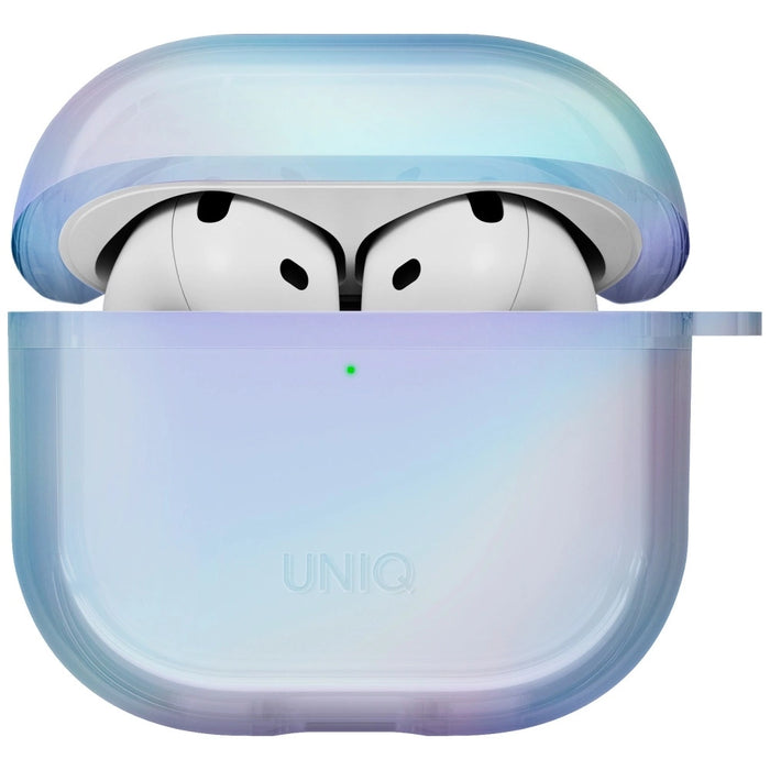Uniq Iridescia case for AirPods 4 Hang Case - holo blue