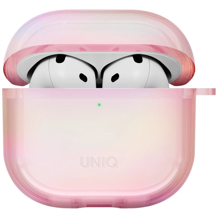 Uniq Iridescia AirPods 4 Hang Case - Holo Pink