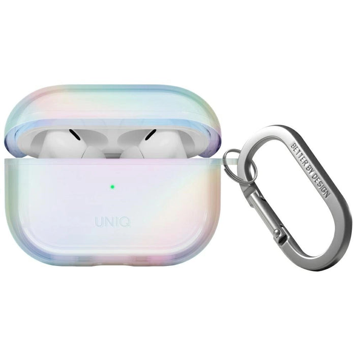 Uniq Iridescia Case for AirPods Pro 2 Hang Case - Holo White