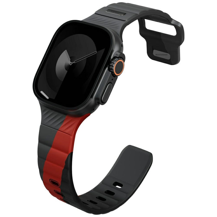 Uniq Stride De Rubber Strap for Apple Watch 44 / 45 / 46 / 49 mm - Gray