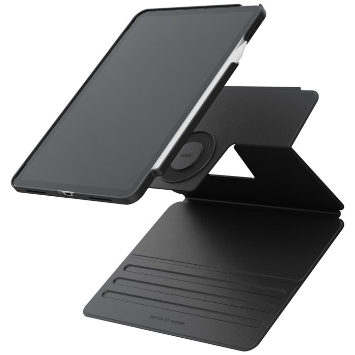 Uniq Rovus Snapmount Magnetic 360 Rotating Detachable case for iPad Air 13" 2024 / 2025 - black