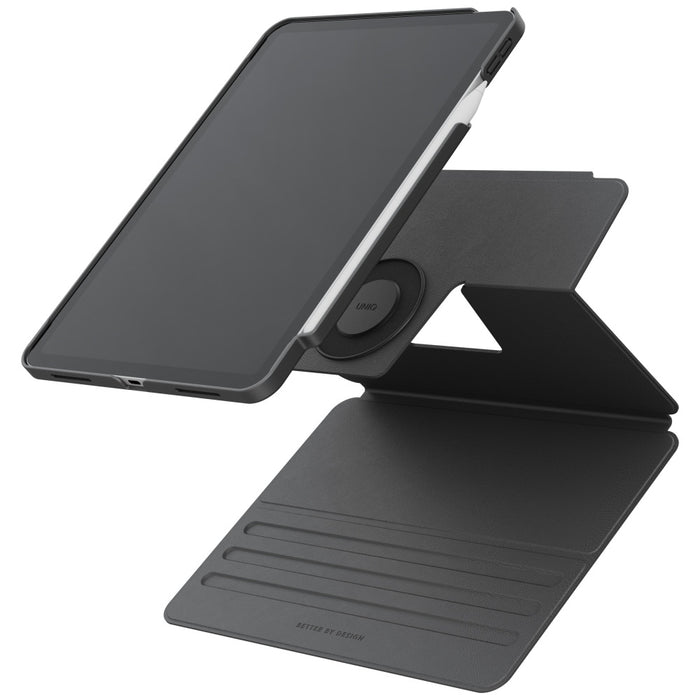 Uniq Rovus Snapmount Magnetic 360 Rotating Detachable Case for iPad Air 13" 2024 / 2025 - Gray