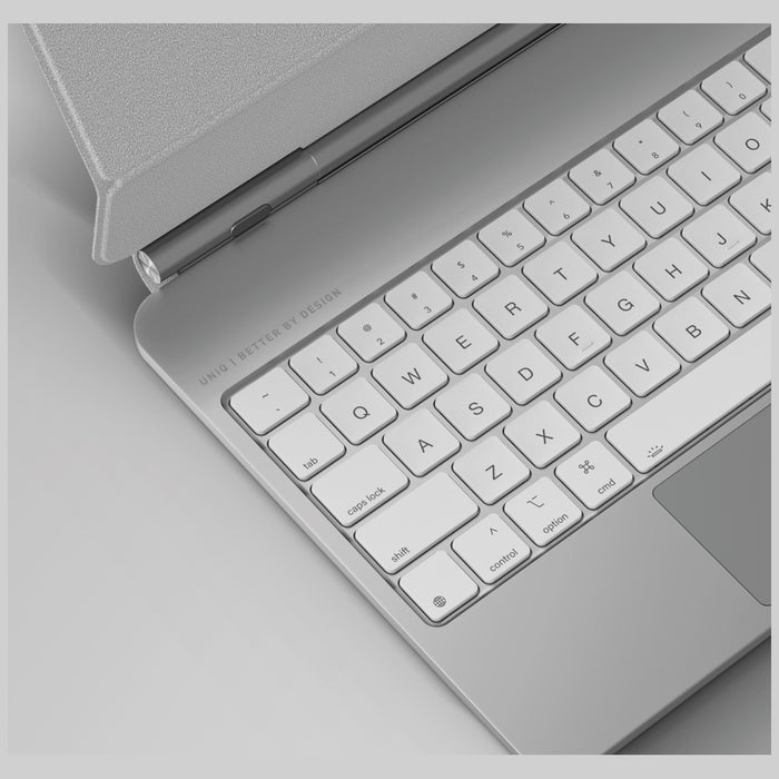 Uniq Venno Pro Magnetic Smart Case with Keyboard for iPad Air 10.9" (2020/2022) / Pro 11" (2021/2022) / Air 11" (2024/2025/2026) - White