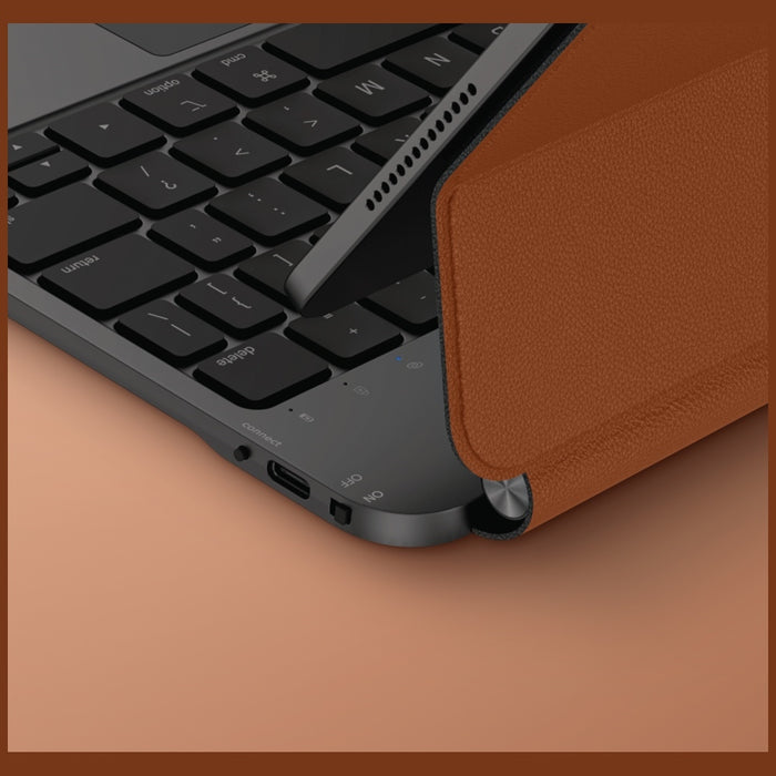 Uniq Venno Pro Magnetic Smart Keyboard Case for iPad 11" 2025 / iPad Air 11" 2024 / 2025 / iPad Pro 11" 2018 / 2020 / 2021 / 2022 / 2024 - Brown
