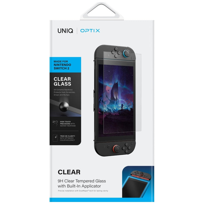 Uniq Optix Clear Tempered Glass for Nintendo Switch 2