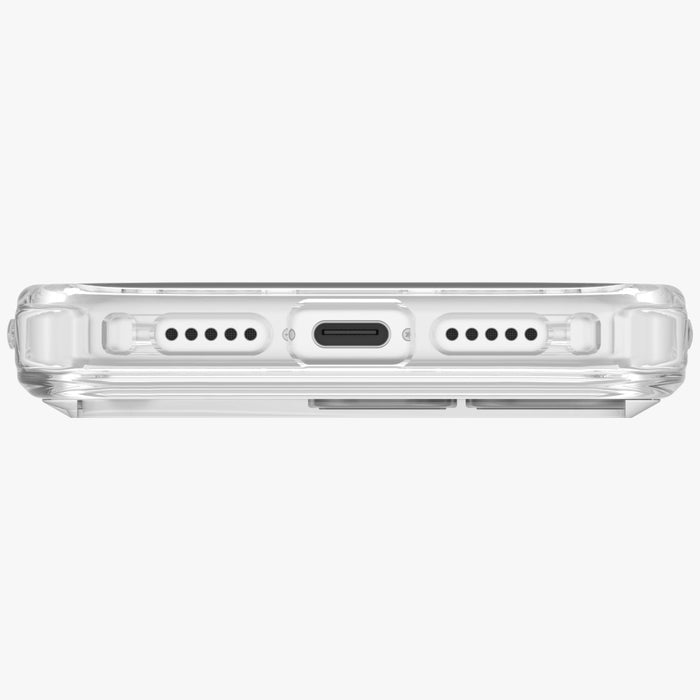 Uniq LifePro Xtreme Magclick Charging Case for iPhone 17 Pro - Clear-Glitter