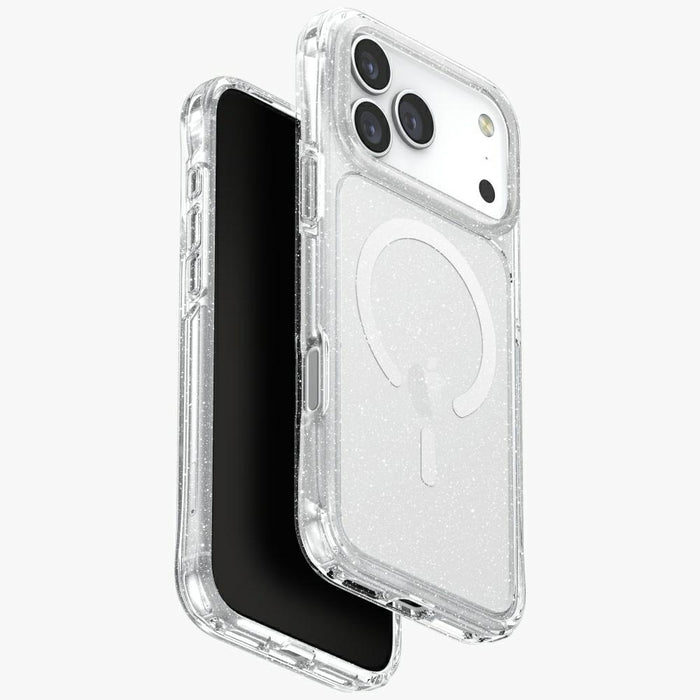 Uniq LifePro Xtreme Magclick Charging Case for iPhone 17 Pro Max - Clear-Glitter
