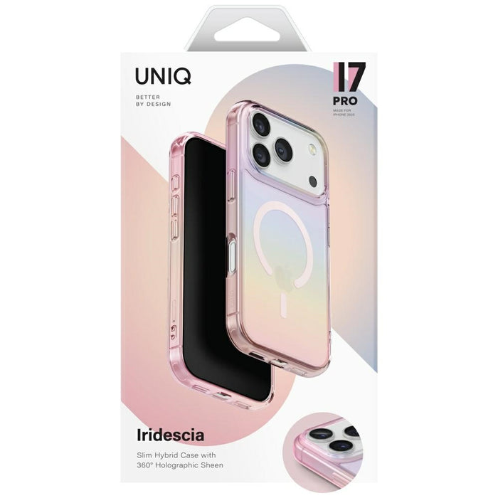 Uniq Iridescia Case for iPhone 17 Pro Magclick Charging - Multicolor