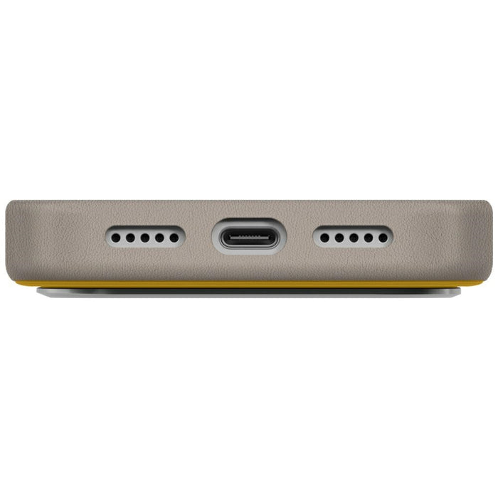 Uniq Lyden DS Case for iPhone 17 Pro Magclick Charging - Yellow-Gray