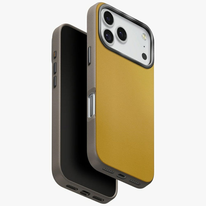 Uniq Lyden DS Case for iPhone 17 Pro Magclick Charging - Yellow-Gray