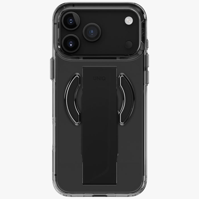 Uniq Heldro Air Case for iPhone 17 Pro Max Magclick Charging - Black