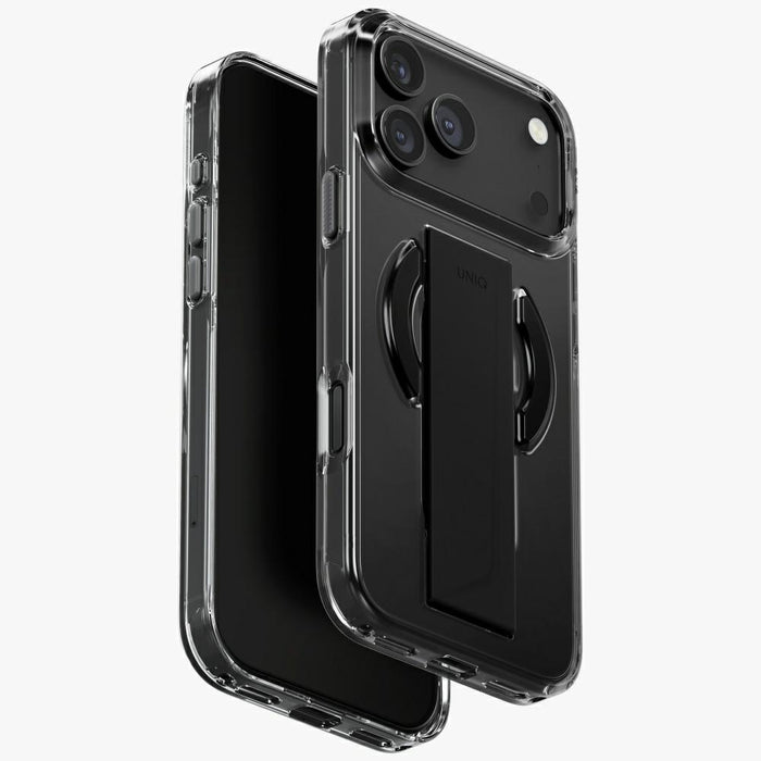 Uniq Heldro Air Case for iPhone 17 Pro Max Magclick Charging - Black