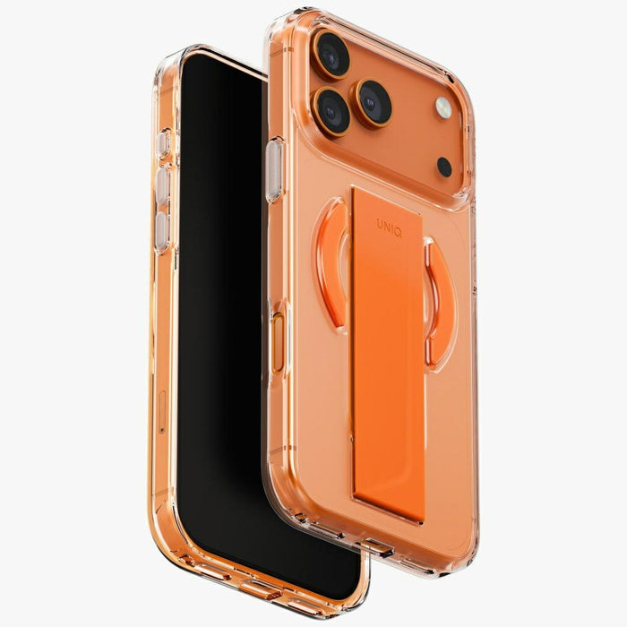 Uniq Heldro Air Case for iPhone 17 Pro Max Magclick Charging - Orange