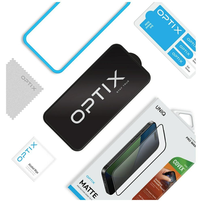 Uniq Optix Matte tempered glass for iPhone 17 - matte