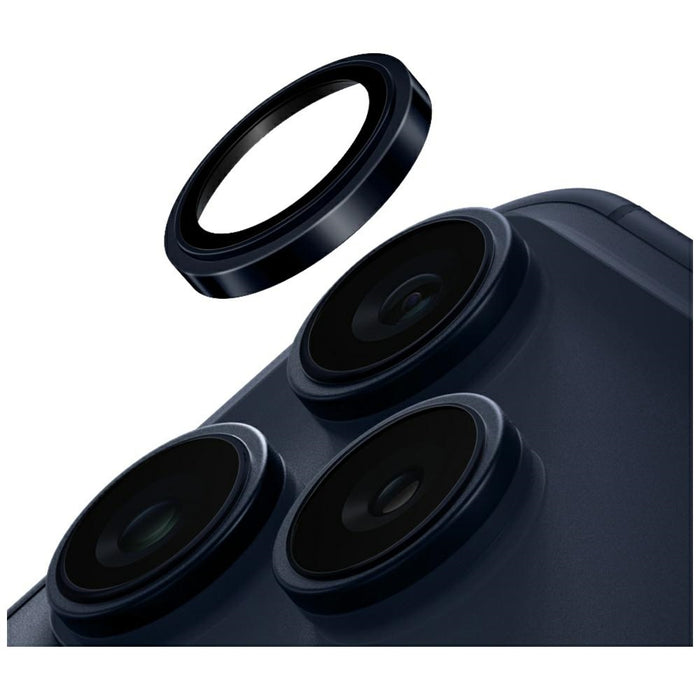 Uniq Optix Prime Camera Lens Protector for iPhone 17 Pro / 17 Pro Max with Applicator - Navy Blue