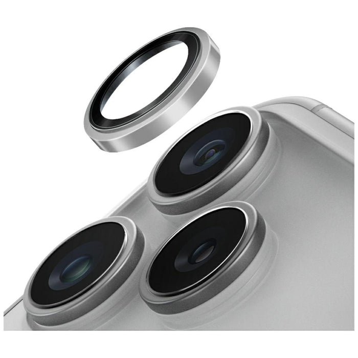 Uniq Optix Prime Camera Lens Protector for iPhone 17 Pro / 17 Pro Max with Applicator - Silver