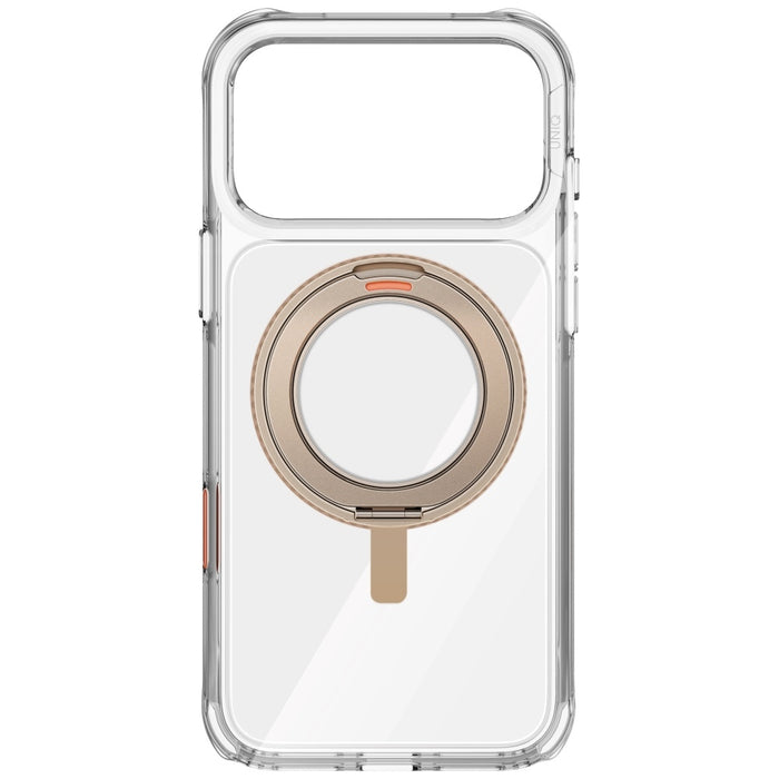 Uniq Swivix Rotating Kickstand 360 Case for iPhone 17 Pro Max - Gold