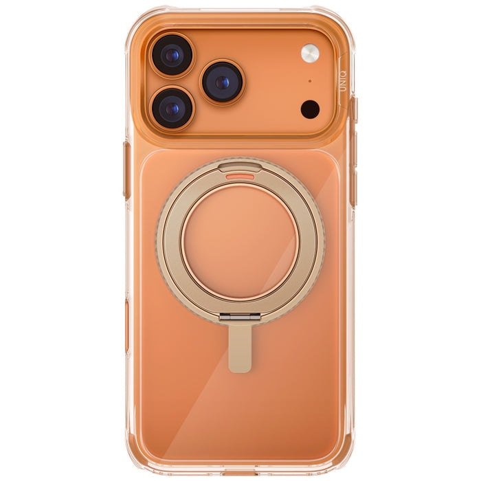 Uniq Swivix Rotating Kickstand 360 Case for iPhone 17 Pro Max - Gold