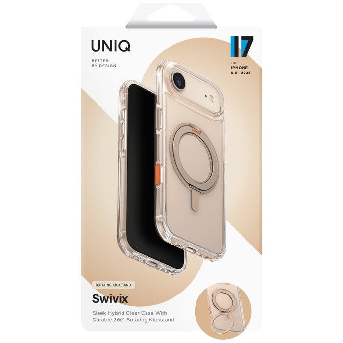Uniq Swivix Rotating Kickstand 360 Case for iPhone Air - Gold