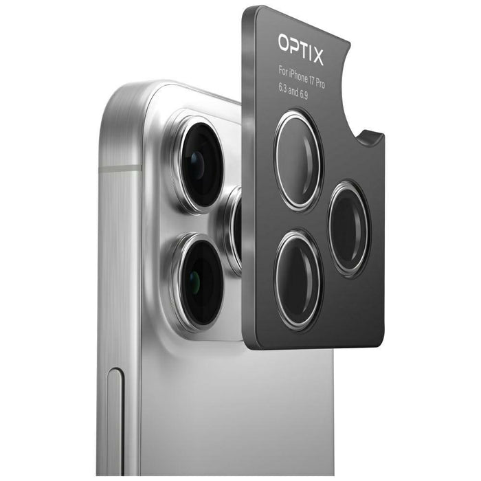 Uniq Optix Aluminum Camera Lens Protector for iPhone 17 with Applicator - Purple