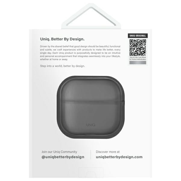 Uniq Glase AirPods 4 Case - Semi-Transparent