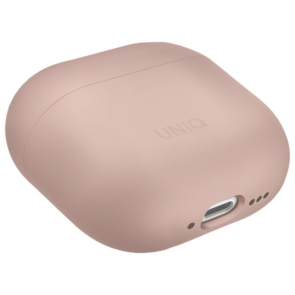 Uniq Lino Silicone AirPods 4 Case - Pink