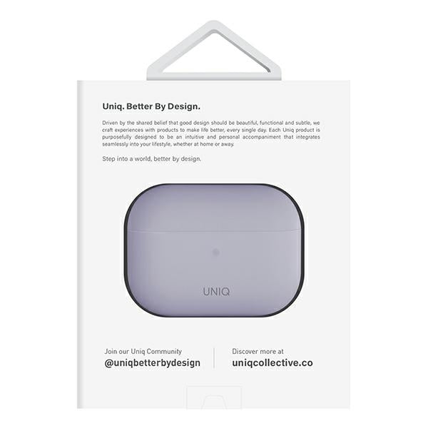 Uniq Lino Silicone AirPods Pro 2 Case - Purple