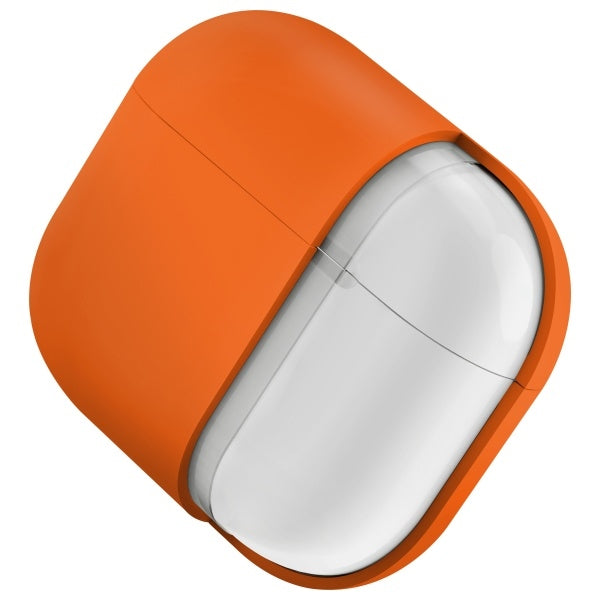 Uniq Nexo AirPods 4 + Ear Hooks Silicone case - orange