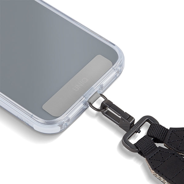 Uniq Vista universal 2-in-1 phone lanyard - black