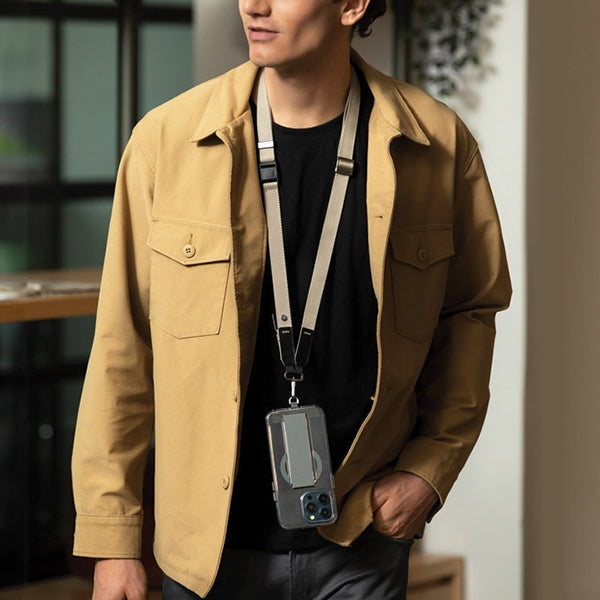 Uniq Vista 2-in-1 phone lanyard - navy blue