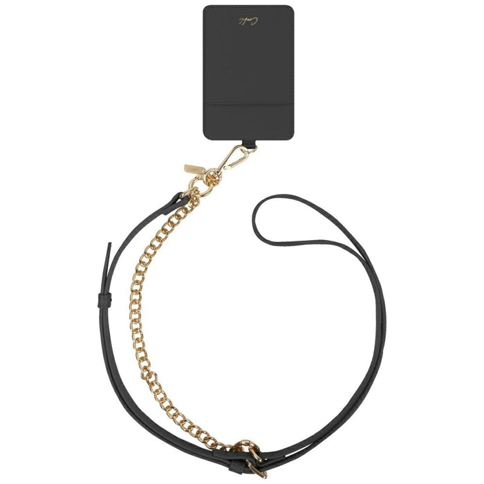 Uniq Coehl Caryne 3-in-1 Phone Lanyard with Card Wallet - Black