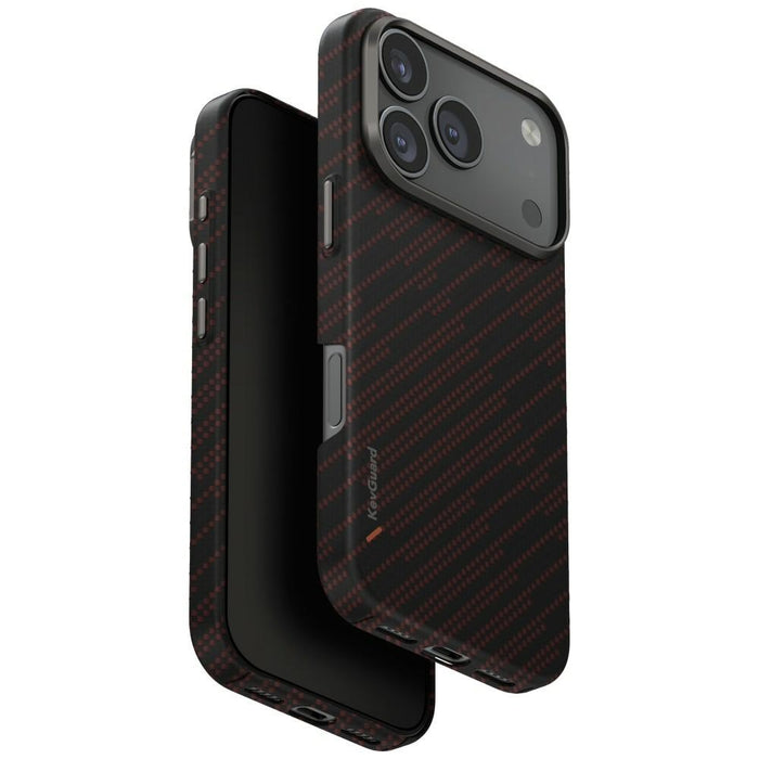 Uniq Keva EDGE Magclick Charging Case for iPhone 17 Pro - Orange