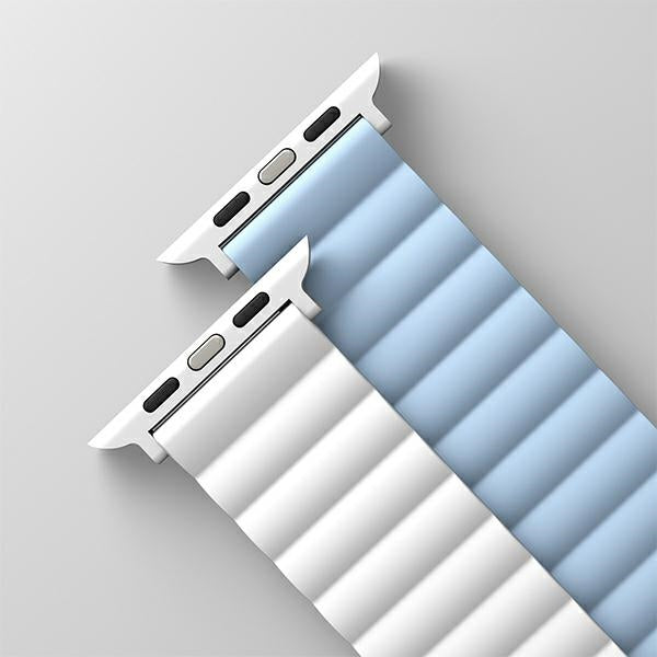 Uniq Revix Magnetic Strap for Apple Watch 38/40/41 mm - Blue and White