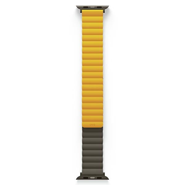 Uniq Revix Magnetic Strap for Apple Watch 42 / 44 / 45 / 49 mm - Gray-Yellow