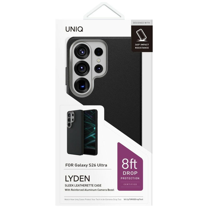 Uniq Lyden Case for Samsung Galaxy S26 Ultra Magclick Charging - Black