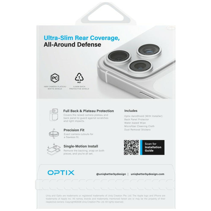 Uniq Optix Aeroshield+ Camera Module Protector for iPhone 17 Pro Max