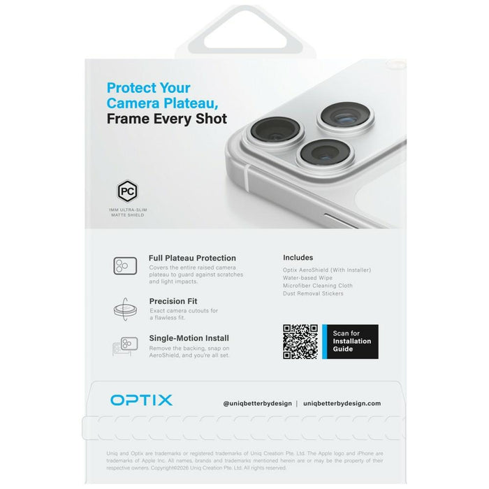 Uniq Optix Aeroshield Camera Module Protector for iPhone 17 Pro Max