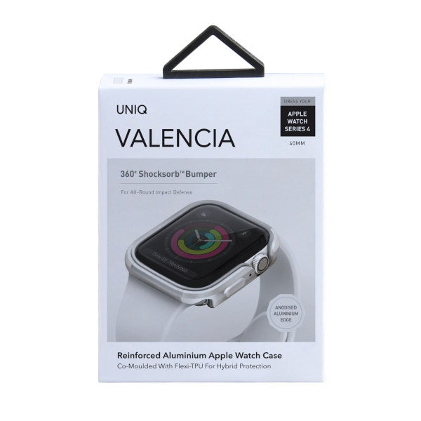 Uniq Valencia case for Apple Watch 4 / 5 / 6 / SE 40mm - silver
