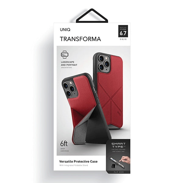 Uniq Transforma case for iPhone 12 Pro Max - red