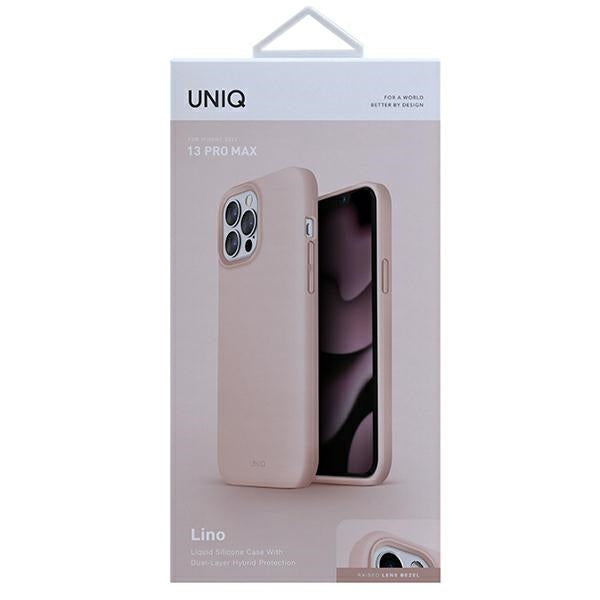 Uniq Lino case for iPhone 13 Pro Max - pink