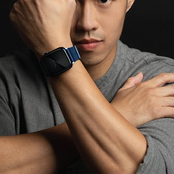 Uniq Dante Stainless Steel Strap for Apple Watch 1/2/3/4/5/6/7/8/SE/SE2 38/40/41mm - Blue