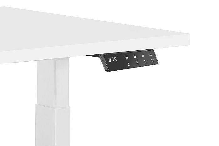 UNIQUE ACTIVE I Electric desk 160x70 cm White