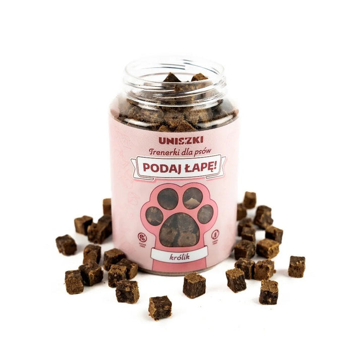 UNISZKI Give Paw Rabbit – dog treat – 150 g