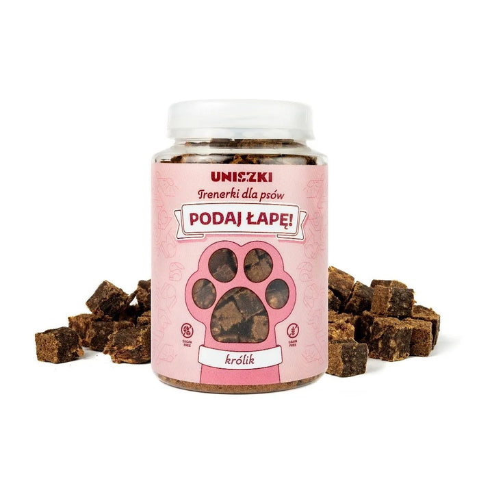 UNISZKI Give Paw Rabbit – dog treat – 150 g