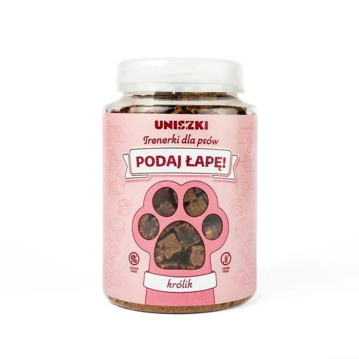 UNISZKI Give Paw Rabbit – dog treat – 210 g